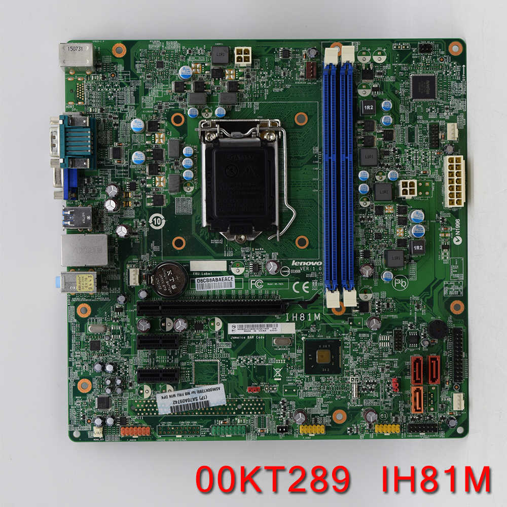 00KT289 IH81M สําหรับ 00uw015 N16P-GT-A2 IH110ST2 VER: 1.0 2G เมนบอร์ด dddr4 lga 1151 Intel ใช้เมนบอ