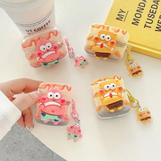 เคสหูฟัง กันลื่น กันน้ํา ลายสัตว์น่ารัก พร้อมสายโซ่คล้อง สําหรับ AirPods 1 2 Pro Pro 2 3