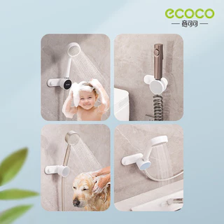 Ecoco ตัวยึดฝักบัวอาบน้ํา ที่วางฝักบัว ชั้นเก็บของ ท่อน้ํา ชั้นเก็บของ ท่อน้ํา ตัวยึดห้องน้ํา ตะขอเก็บของ ห้องน้ํา