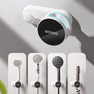 Ecoco ตัวยึดฝักบัวอาบน้ํา ที่วางฝักบัว ชั้นเก็บของ ท่อน้ํา ชั้นเก็บของ ท่อน้ํา ตัวยึดห้องน้ํา ตะขอเก็บของ ห้องน้ํา