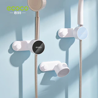 Ecoco ตัวยึดฝักบัวอาบน้ํา ที่วางฝักบัว ชั้นเก็บของ ท่อน้ํา ชั้นเก็บของ ท่อน้ํา ตัวยึดห้องน้ํา ตะขอเก็บของ ห้องน้ํา