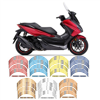 สติกเกอร์ติดขอบล้อรถจักรยานยนต์ กันน้ํา สําหรับ HONDA FORZA 125 FORZA125 15 นิ้ว 14 นิ้ว