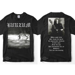 เสื้อยืดพิมพ์ลาย พิมพ์ลายวง burzum - Philosofeum พรีเมี่ยม สไตล์โกธิค S-5XL