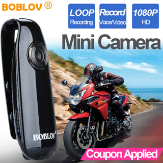 Boblov 007 กล้องแอคชั่น ตรวจจับการเคลื่อนไหว HD 1080P 128GB 560MAH มองเห็นกลางคืน แบบพกพา DVR กล้องบันทึกเสียง กล้องแอคชั่นแคม