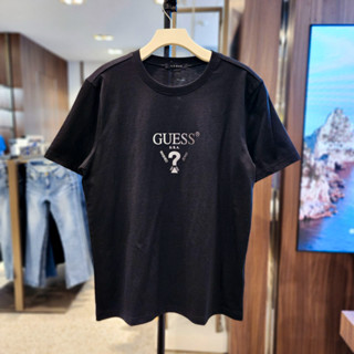 Guess 23 ใหม่ เสื้อยืดลําลอง ผ้าฝ้าย แขนสั้น คอกลม ขนาดใหญ่ สําหรับผู้ชาย และผู้หญิง เหมาะกับการเล่นกีฬา