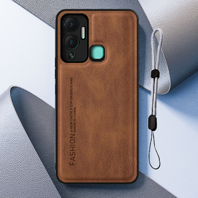 สําหรับ Infinix Hot 12 Play/Hot 12 Play NFC X6817 X6816D/X6816C/X6816 แฟชั่นธุรกิจหนังกรณีปรับโทรศัพ