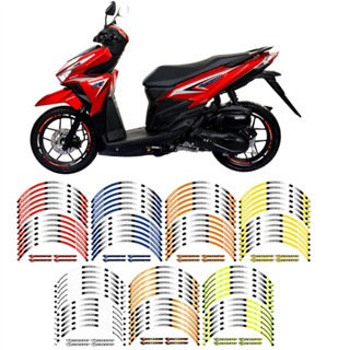 สติกเกอร์ติดขอบล้อรถมอเตอร์ไซค์ 125 150 160 สําหรับ HONDA VARIO 125 150 160 14 นิ้ว 14 นิ้ว