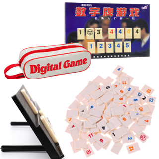 กระดานเล่นเกม Israel Mahjong Rummikub ของเล่นสำหรับครอบครัว แบบพกพา