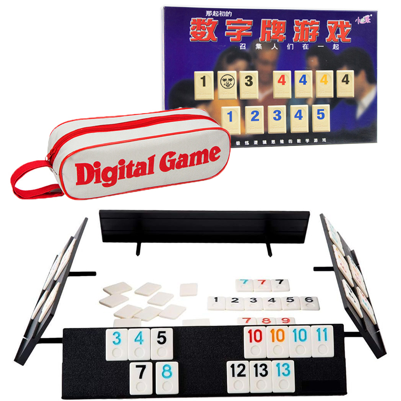 Rummikub Rummy Digital Card Board Game Puzzle Family Party Parent-child Education Boy Girl Toy Gift(