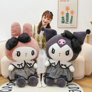 หมอนตุ๊กตาเมโลดี้ Kuromi Dark Gothic ขนาด 30 ซม.