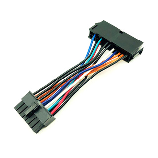 สายเคเบิลพาวเวอร์ซัพพลาย 10 ซม. 18AWG ATX 24 pin เป็น 14 pin สําหรับเมนบอร์ด Lenovo IBM Dell Q77 B75 A75 Q75