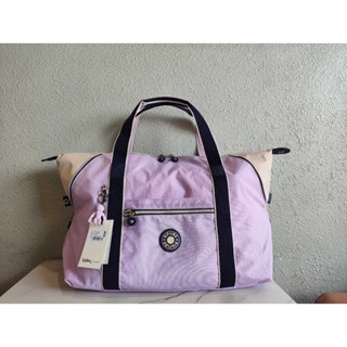 Kipling k13405 กระเป๋าเดินทาง กระเป๋าถือ กระเป๋าสะพายไหล่ ขนาดใหญ่ สีชมพู สีม่วง