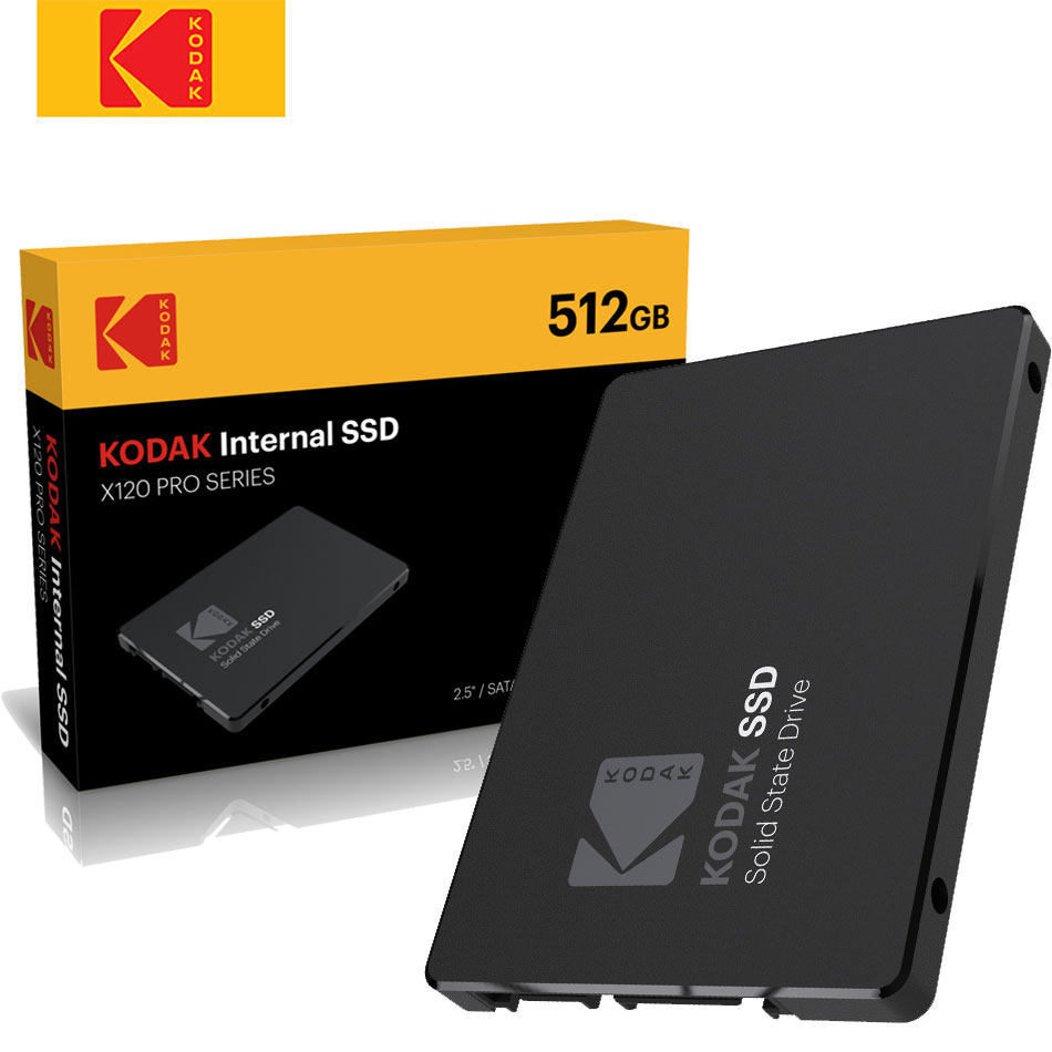 Kodak X120 ssd โซลิดสเตทภายใน 128GB 256GB 256GB 2.5 SATA3 ssd สําหรับเดสก์ท็อป แล็ปท็อป