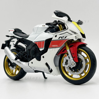 Makeda โมเดลรถจักรยานยนต์จําลอง ขนาดเล็ก 1:12 Yamaha YZF-R1M