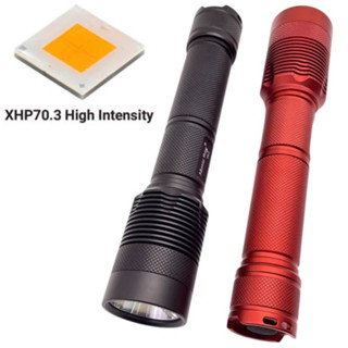 ไฟฉาย Manta Ray พร้อม CREE XHP70.3 HI LED 4500LM 45W สําหรับตั้งแคมป์ เดินป่า