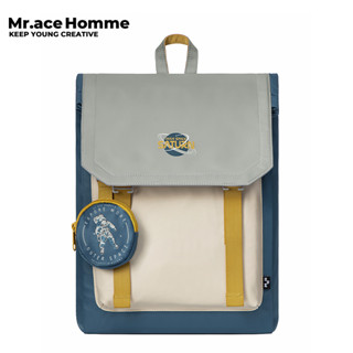 Mr. ace Homme Planet Series Backpack กระเป๋าเป้สะพายหลัง ขนาดเล็ก จุของได้เยอะ สําหรับใส่คอมพิวเตอร์ Bag