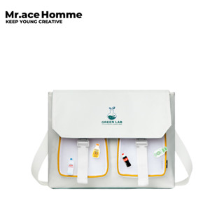 Mr. ace Homme EP Series Shouldbag กระเป๋าสะพายไหล่ ทรงเมสเซนเจอร์ ความจุขนาดใหญ่ สําหรับผู้หญิง Bag