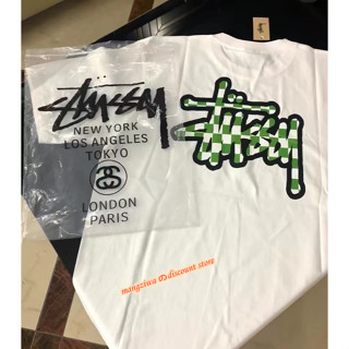 เสื้อยืดแขนสั้น ขนาดใหญ่ ลาย Stussy แฟชั่นคู่รัก สําหรับผู้ชาย และผู้หญิง