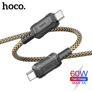 Hoco Oringinal X94 สายชาร์จ USB C เป็น USB Type C 3A PD 60W ชาร์จเร็ว สําหรับ Macbook iPad Samsung S23 Xiaomi 13 12 11