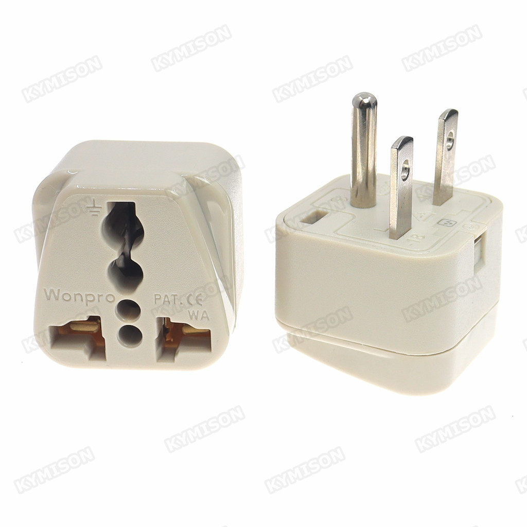 อะแดปเตอร์แปลงปลั๊กไฟ US เป็น NEMA 6-15P US 10A 250V WA-18