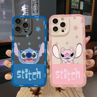 เคสโทรศัพท์มือถือ ขอบสี่เหลี่ยม ลาย Stitch น่ารัก สําหรับ Infinix Hot 12i 10S 11 10 Play 11S 10i Smart 6 HD X6511 X657B X6512 Note 12 G96