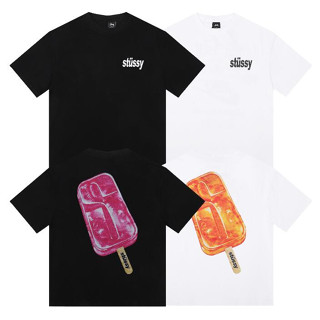 STUSSY 3890 เสื้อยืด แขนสั้น ลายพราง แฟชั่น สําหรับผู้หญิง