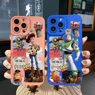 เคสโทรศัพท์มือถือ ขอบสี่เหลี่ยม แบบเต็ม ลาย Toy Stories Woody สําหรับ OPPO Reno7 4G Reno6 Reno8 Z 5G Reno5 F Reno2 F Reno3 Reno4 A17 A17K A77S A57S