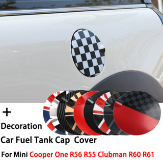 สติกเกอร์ติดฝาถังน้ํามันรถยนต์ สําหรับ Mini Cooper One Clubman R55 R56 R60 R61