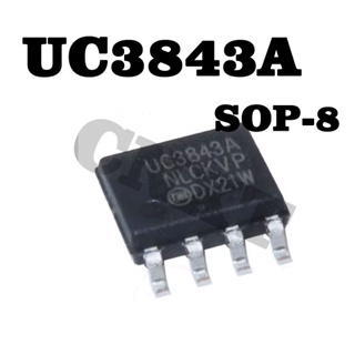 1ชิ้น UC3843 SOP8 UC3843A UC3843B ใหม่ต้นฉบับกว้างชีพจรควบคุมวงจรชิปไฟ ic