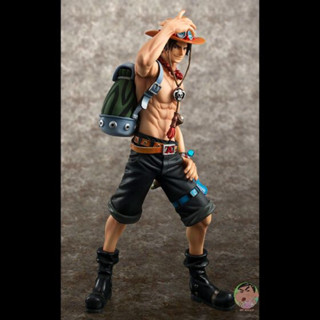 MegaHouse Portrait.Of.Pirates One Piece NEO-DX Portgas D. Ace 10th LIMITED Ver. Figure