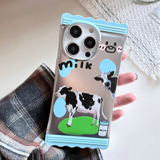 เคสโทรศัพท์มือถือ ลายวัว ชุบเงิน สีแคนดี้ สําหรับ iPhone 14ProMax 13 iPhone11 12 ProMax