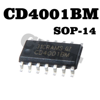 10 ชิ้น/ล็อ CD4001BM SOP14 CD4001 HEF4001 ตต้นฉบับใหม่ Logic Chip IC Patch