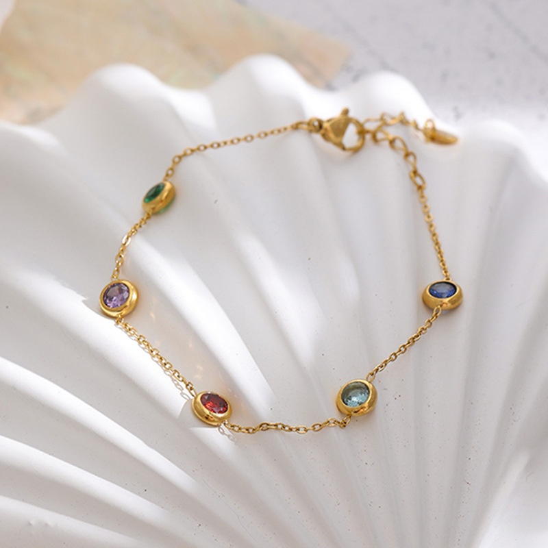 Ht ins Niche Light หรูหรา สวยหรู ระดับไฮเอนด์ ไทเทเนียม เหล็ก โรมัน ตัวเลข สร้อยข้อมือ สเตนเลส เครื่องประดับ นักเรียน แฟน ของขวัญ