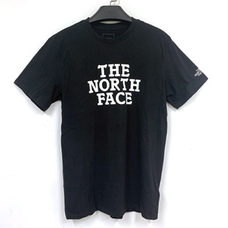 The NORTH FACE ใหม่ เสื้อยืดคอกลม แขนสั้น พิมพ์ลายโลโก้ตัวอักษร สําหรับผู้ชาย