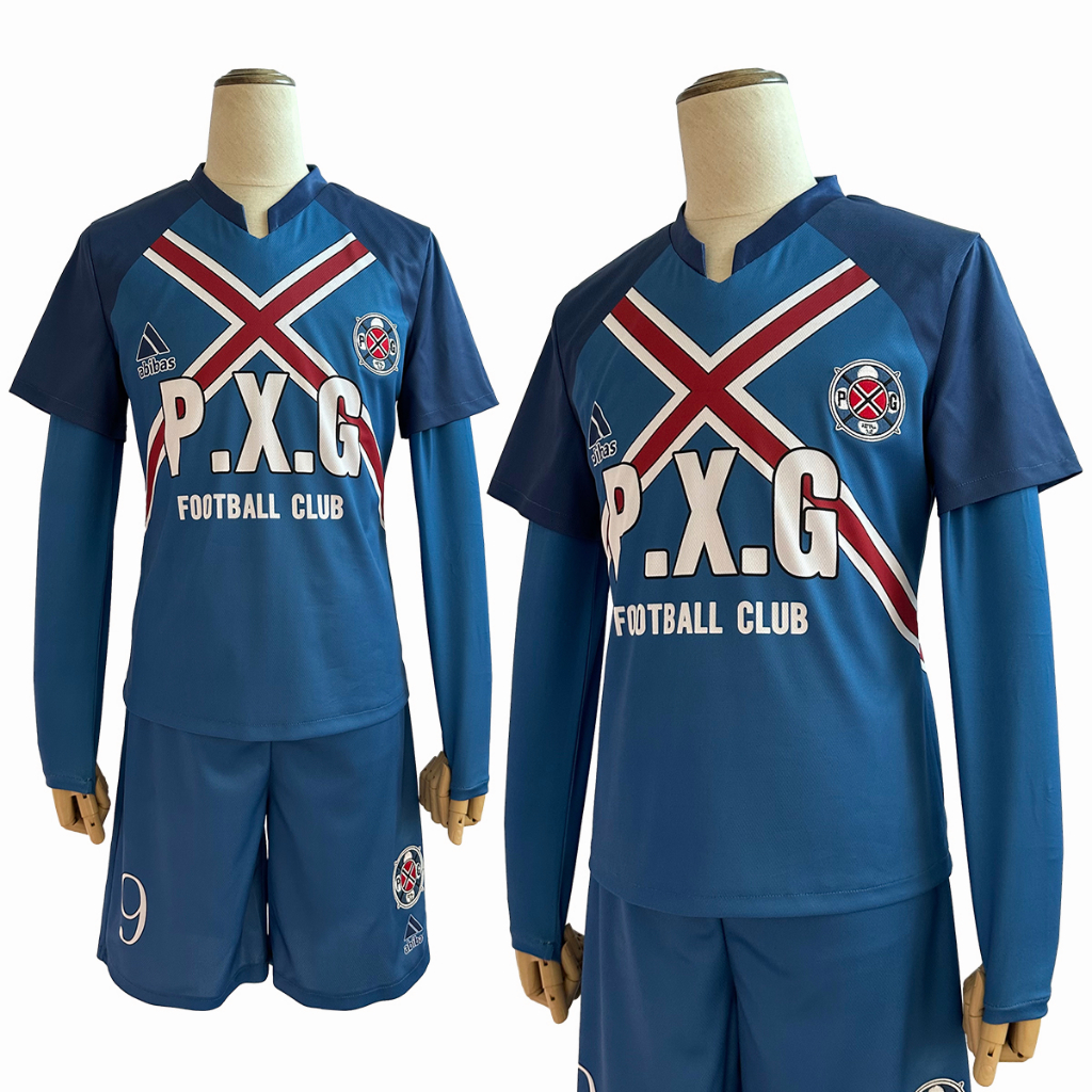 HOLOUN Blue Lock อะนิเมะ PXG Charles Pari Ekusu Jen คอสเพลย์เครื่องแต่งกาย Rin Jersey ชุดฟุตบอลสาว