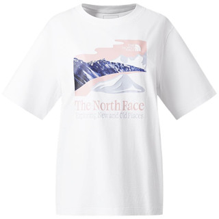 The NorthFace North เสื้อยืดแขนสั้น คอกลม ใส่สบาย ระบายอากาศ สําหรับผู้ชาย และผู้หญิง 86Q6