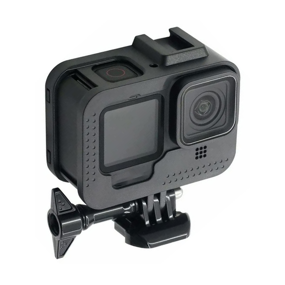 เคสกรอบป้องกันกล้อง Go Pro Hero 12 สีดํา สําหรับ Gopro Hero 11 10 9