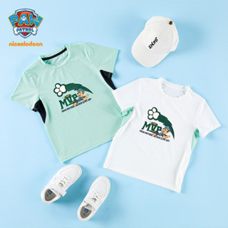 ใหม่ เสื้อยืด แขนสั้น แฟชั่นฤดูร้อน ลาย Paw Patrol ผ้าตาข่าย ระบายอากาศ สำหรับเด็กผู้ชาย และเด็กผู้หญิง