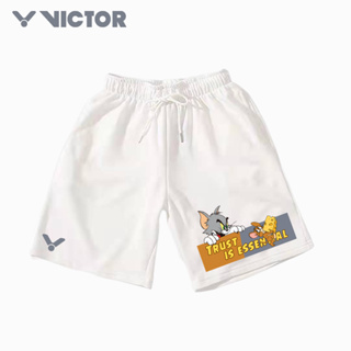 Victor 2023 ใหม่ เสื้อกีฬาแบดมินตัน กางเกงขาสั้น แห้งเร็ว สําหรับผู้ชาย และผู้หญิง เหมาะกับการแข่งขัน เล่นเทนนิส เทนนิส