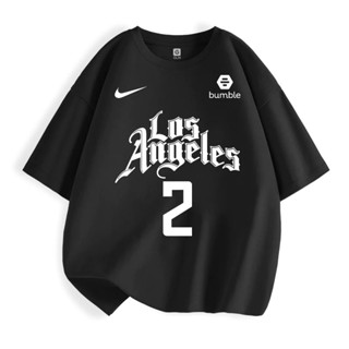 เสื้อยืดแขนสั้นลําลอง พิมพ์ลาย Los Angeles สไตล์เรโทร สําหรับผู้ชาย