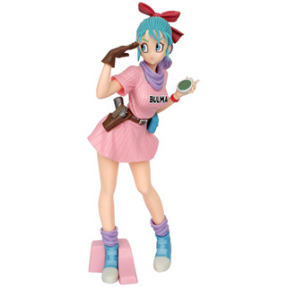 โมเดลฟิกเกอร์ PVC อนิเมะ Dragon Ball Z Buruma Bulma Dragon Ball Radar ขนาด 25.5 ซม. สีชมพู ของเล่นสําหรับเด็ก เก็บสะสม