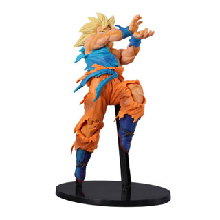 โมเดลฟิกเกอร์ PVC รูปปั้น Dragon Ball Z Son Goku Kakarotto Kamehameha Super Saiyan ขนาด 18 ซม. ของเล่นสําหรับเด็ก