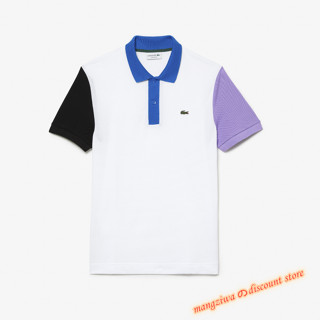 LACOSTE เสื้อโปโล คอปก แขนสั้น ผ้าฝ้าย แฟชั่นสําหรับผู้ชาย