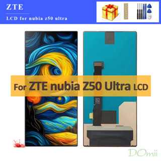 Amoled อะไหล่ซ่อมแซมหน้าจอสัมผัส LCD 6.8 นิ้ว สําหรับ ZTE Nubia Z50 Ultra NX712J