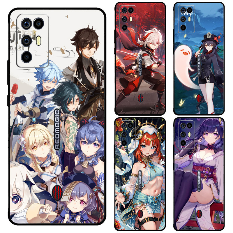 Genshin Impact สําหรับ Red Magic 6R สําหรับ ZTE Nubia Red Magic 6 6S 7 7S 8 Pro Plus 5S 5G 6R กันชน 