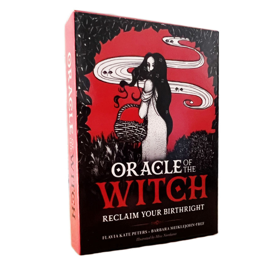 การ์ดเกม Oracle Of The Witch Cards Deck แบบไม่มีคู่มือ