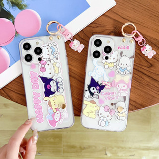 เคสโทรศัพท์มือถือ ซิลิโคนนิ่ม ลายการ์ตูนน่ารัก พร้อมอุปกรณ์เสริม สําหรับ Vivo Y35 2022 Y11 2019 y21 Y12 y02 Y15S Y17 Y3 Y16 Y51 Y31 Y20i Y22 Y21S Y50 Y76