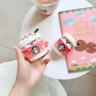 เคสหูฟัง สําหรับ Airpods 1 2 3 Pro Pro2⭐เคสซิลิโคน สําหรับหูฟัง⭐เคสหูฟัง ซิลิกาเจล ป้องกันกระแทก ลายการ์ตูนน่ารัก สําหรับ Apple