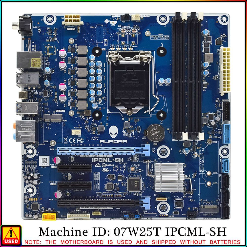 สําหรับ Alienware Aurora R12 เมนบอร์ด IPCML-SH 07W25T P0JWX