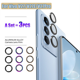 ฟิล์มกันรอยเลนส์กล้อง แบบเต็ม สําหรับ Vivo V27 Pro V27E Vivo V27 Pro V27E